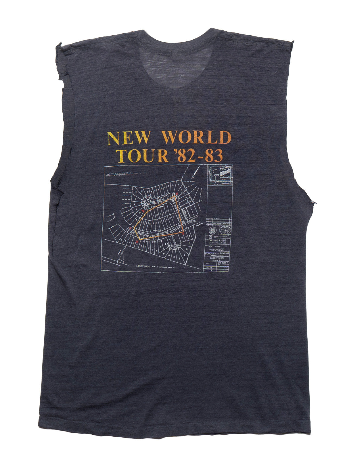Vintage Rush Signals Tour Sleeveless Tee - UNIF Vintage