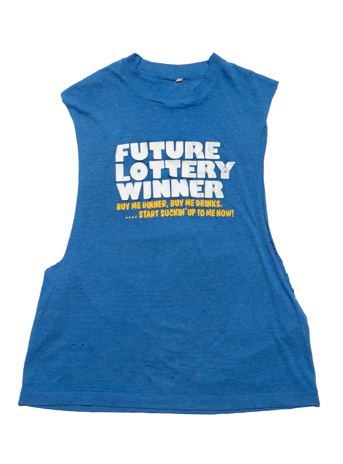 Vintage Future Lottery Winner Sleeveless Tee - UNIF Vintage