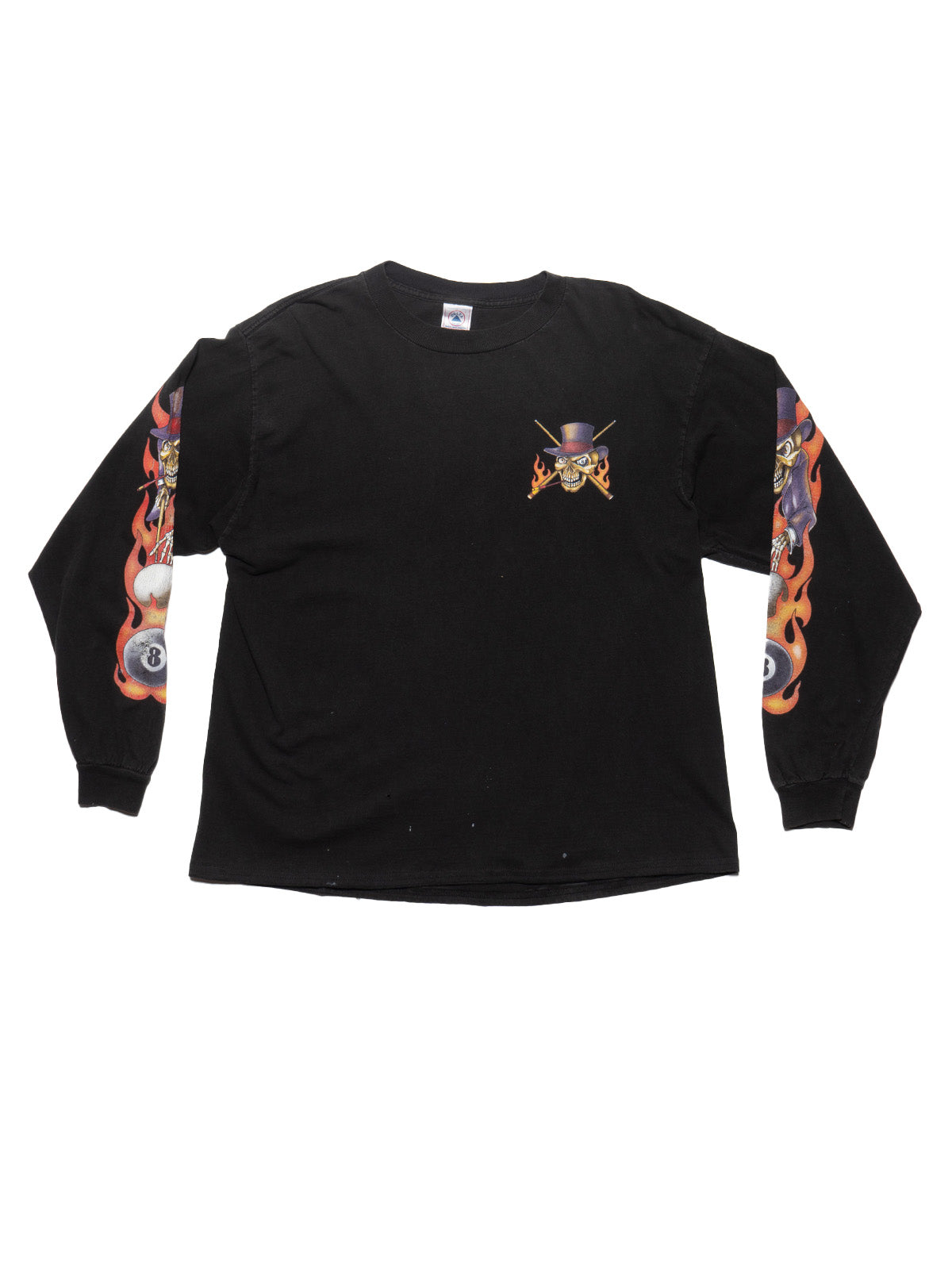 Vintage Skeleton 8 Ball Long Sleeve Tee - UNIF Vintage