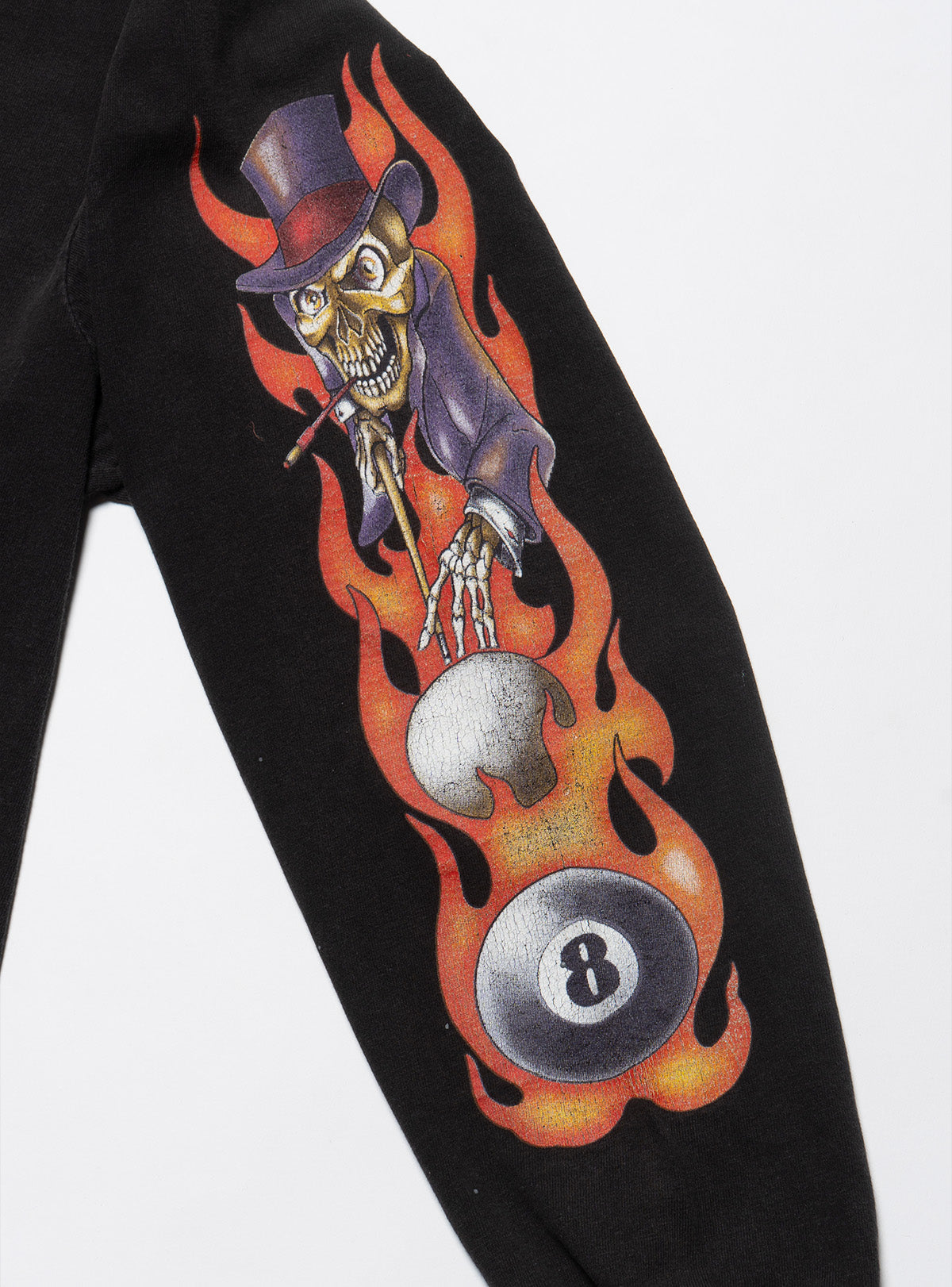 Vintage Skeleton 8 Ball Long Sleeve Tee - UNIF Vintage