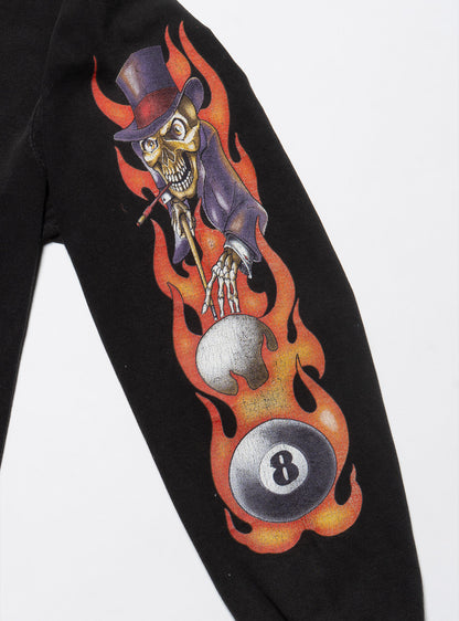 Vintage Skeleton 8 Ball Long Sleeve Tee - UNIF Vintage