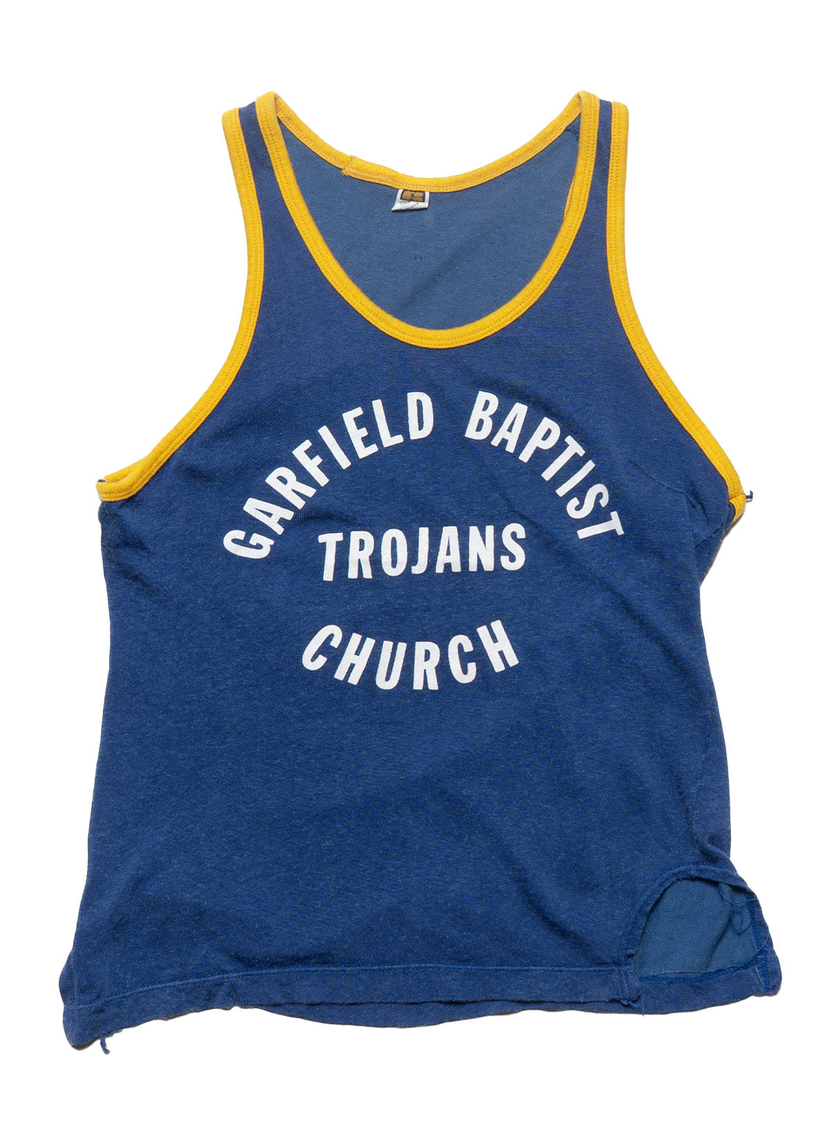 Vintage Garfield Baptist Church Trojans Tank - UNIF Vintage