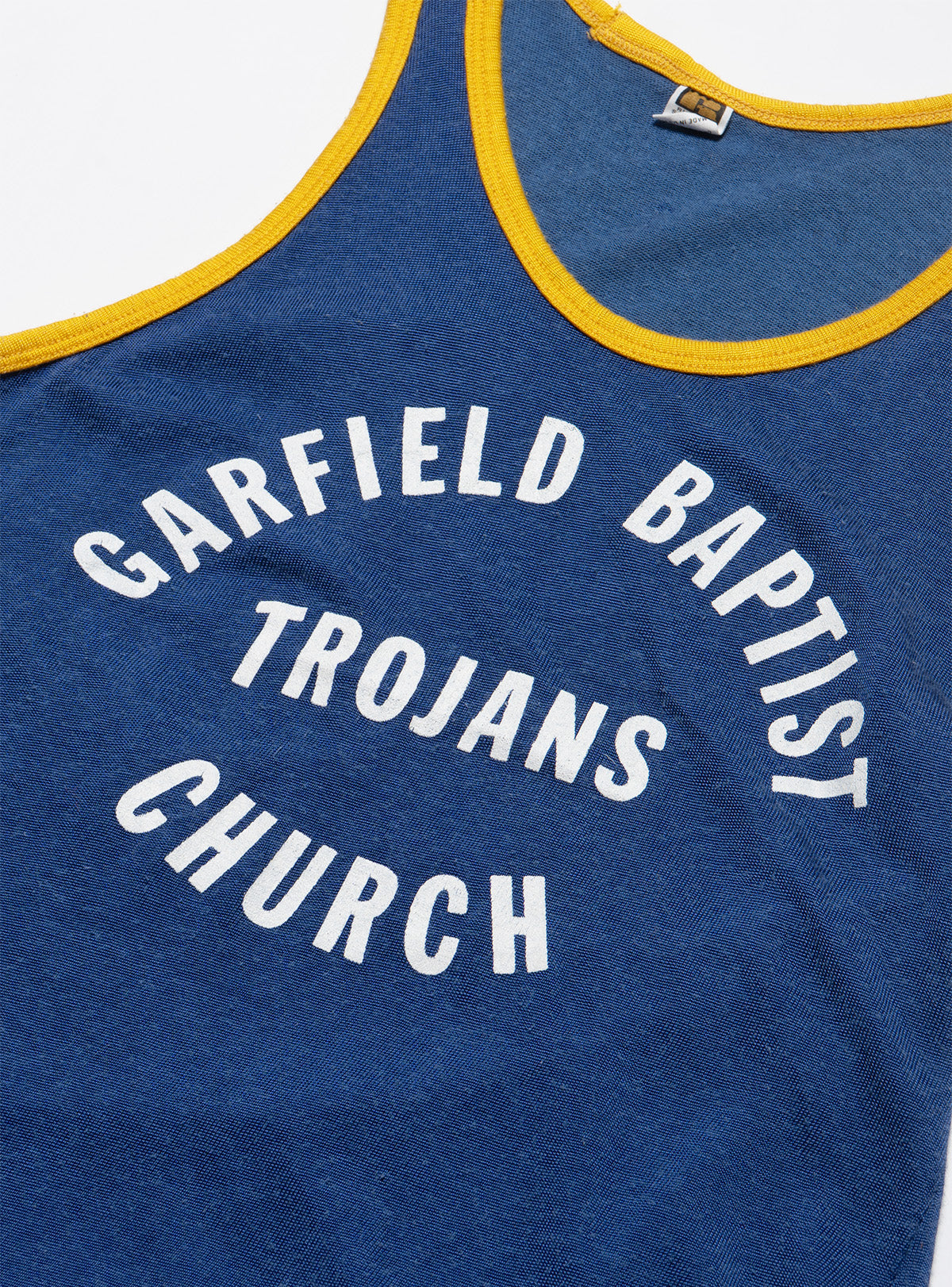 Vintage Garfield Baptist Church Trojans Tank - UNIF Vintage