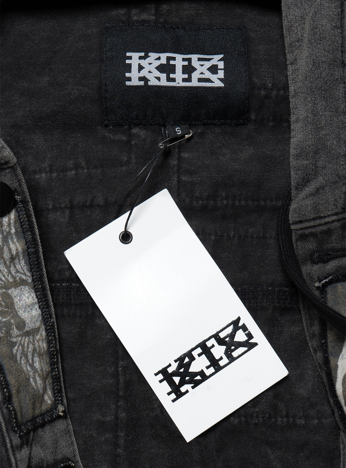 Vintage KTZ Crust Denim Vest With Hood - UNIF Vintage