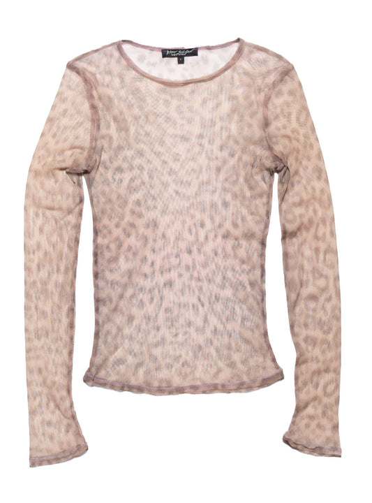 Vintage Betsy Johnson Cheetah Print Long Sleeve Top - UNIF Vintage