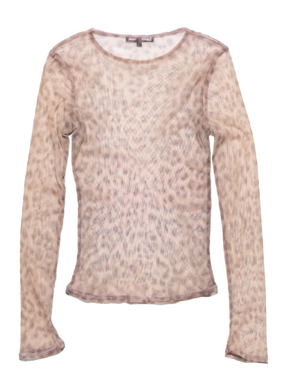 Vintage Betsy Johnson Cheetah Print Long Sleeve Top - UNIF Vintage