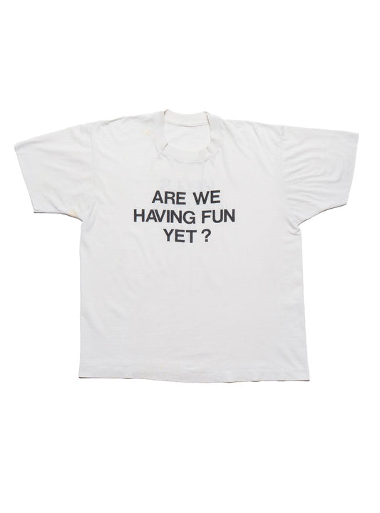Vintage Are We Having Fun Yet? Tee - UNIF Vintage