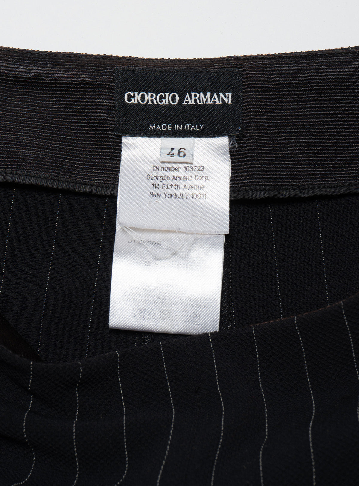 Vintage Giorgio Armani Pinstripe Pants - UNIF Vintage