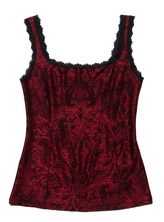 Vintage Caché Red Velvet top - UNIF Vintage