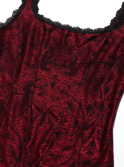 Vintage Caché Red Velvet top - UNIF Vintage