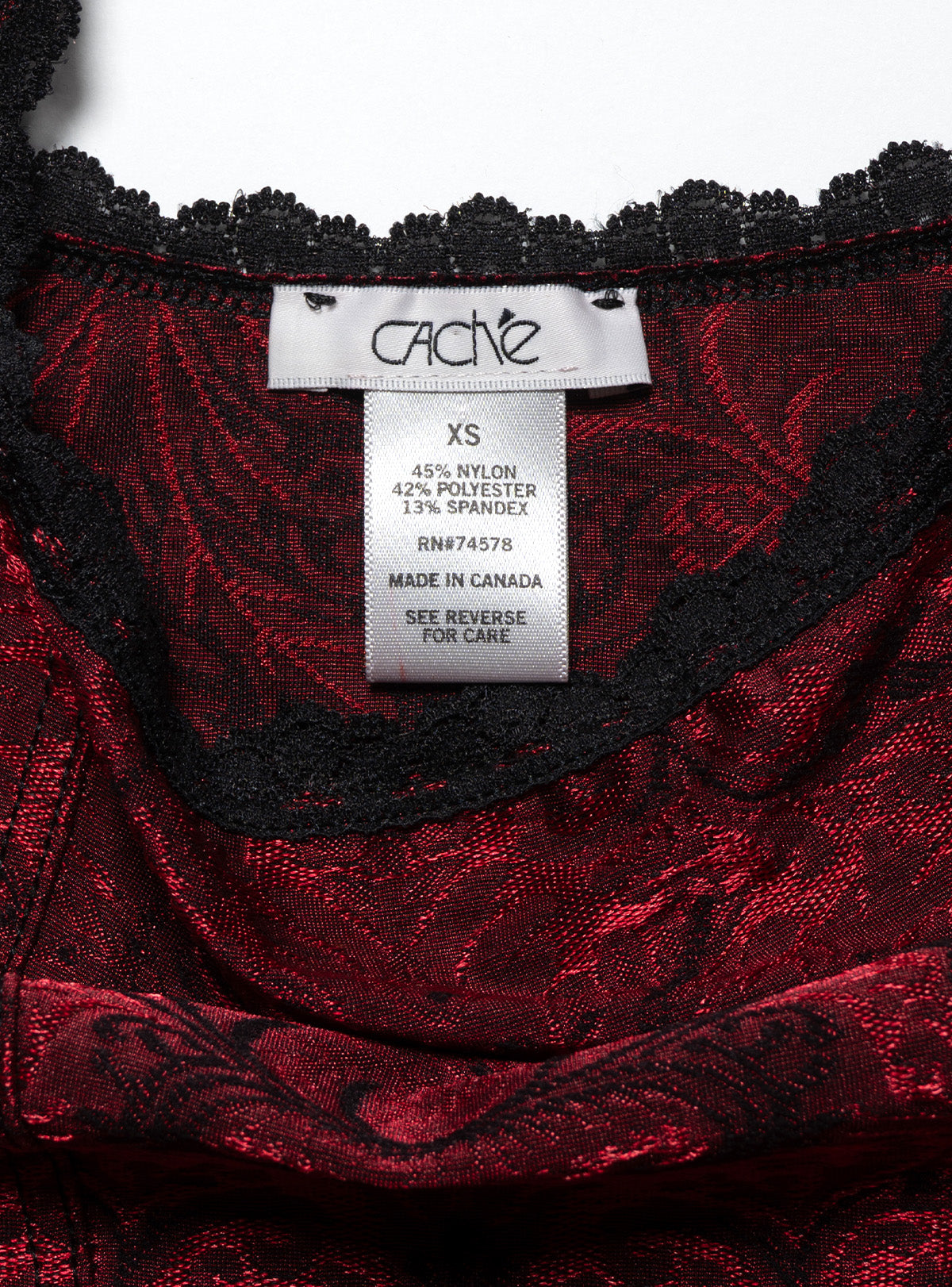Vintage Caché Red Velvet top - UNIF Vintage