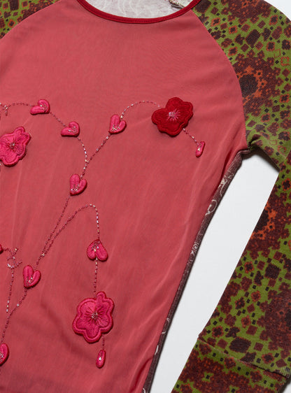 Vintage Kizungu Zungu Flower Long Sleeve Top - UNIF Vintage