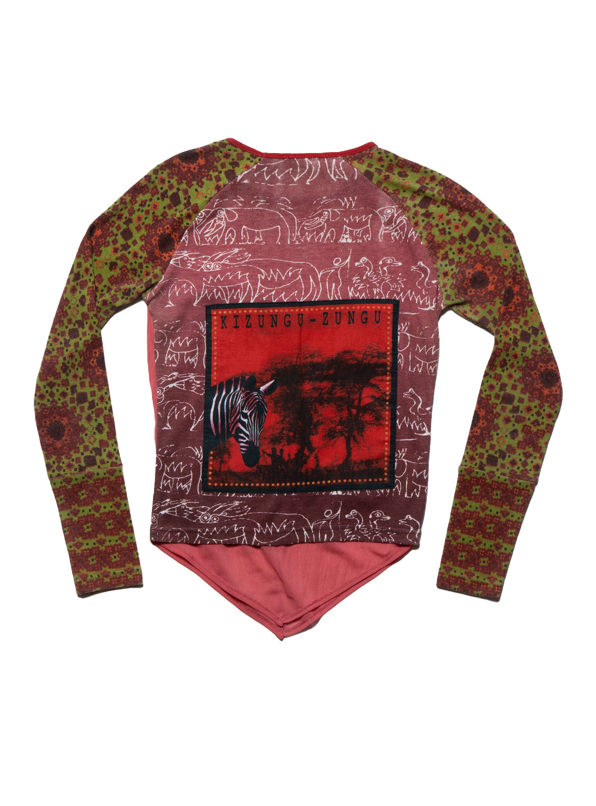 Vintage Kizungu Zungu Flower Long Sleeve Top - UNIF Vintage