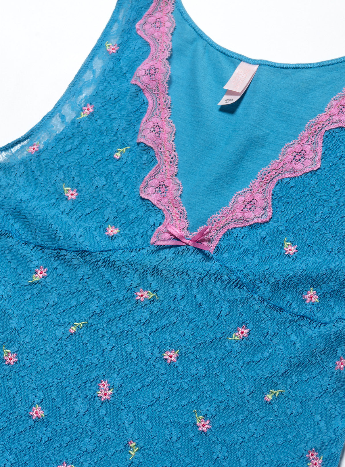 Vintage Victoria's Secret Blue and Pink Top - UNIF Vintage