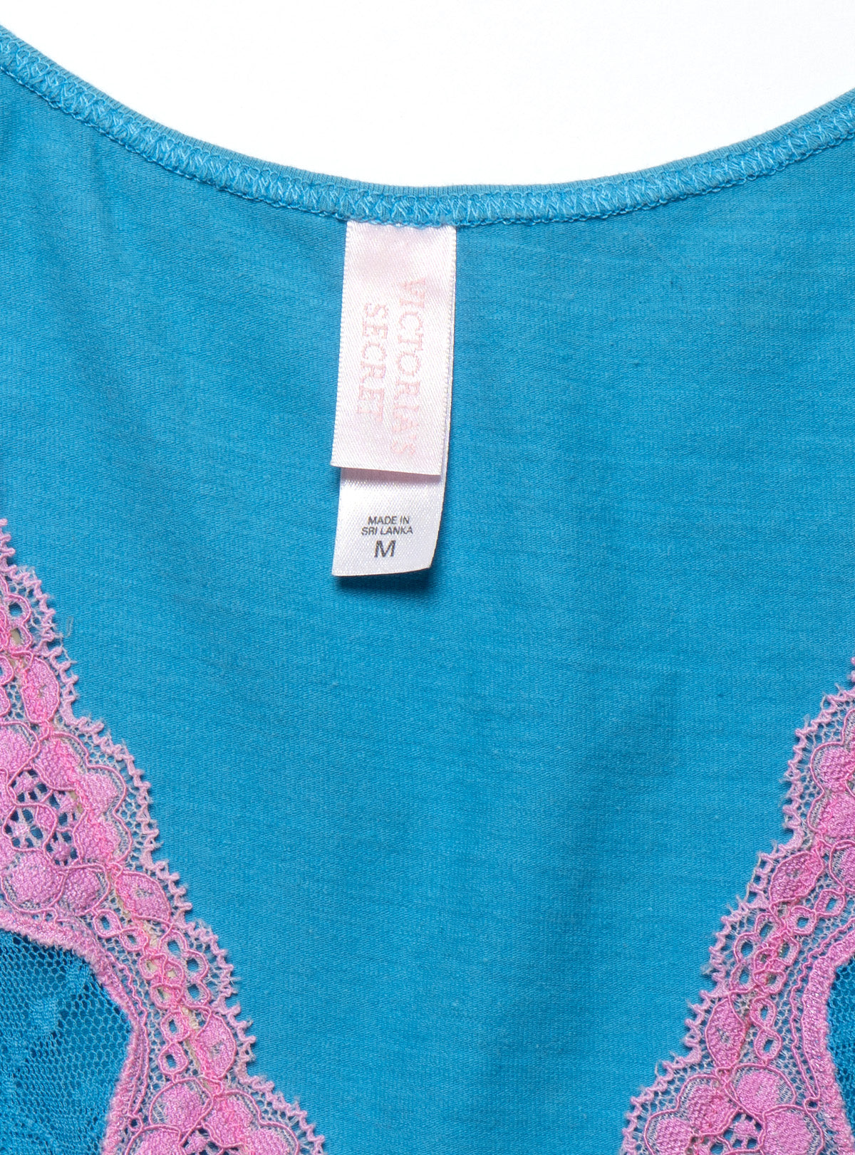 Vintage Victoria's Secret Blue and Pink Top - UNIF Vintage