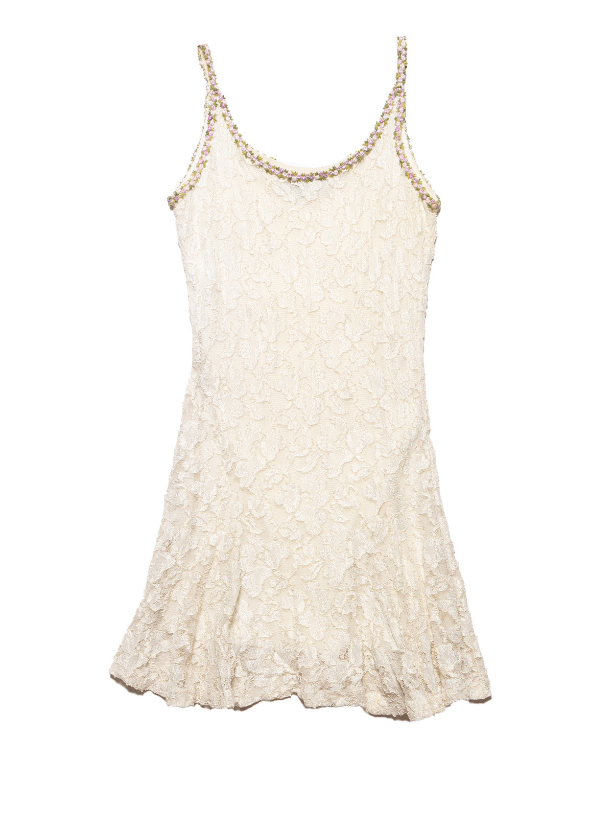 Vintage Betsy Johnson Cream Lace Mini Dress - UNIF Vintage