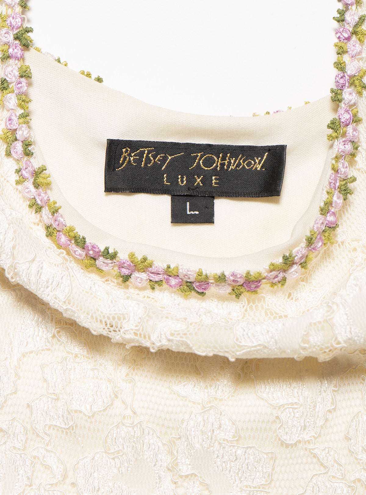 Vintage Betsy Johnson Cream Lace Mini Dress - UNIF Vintage