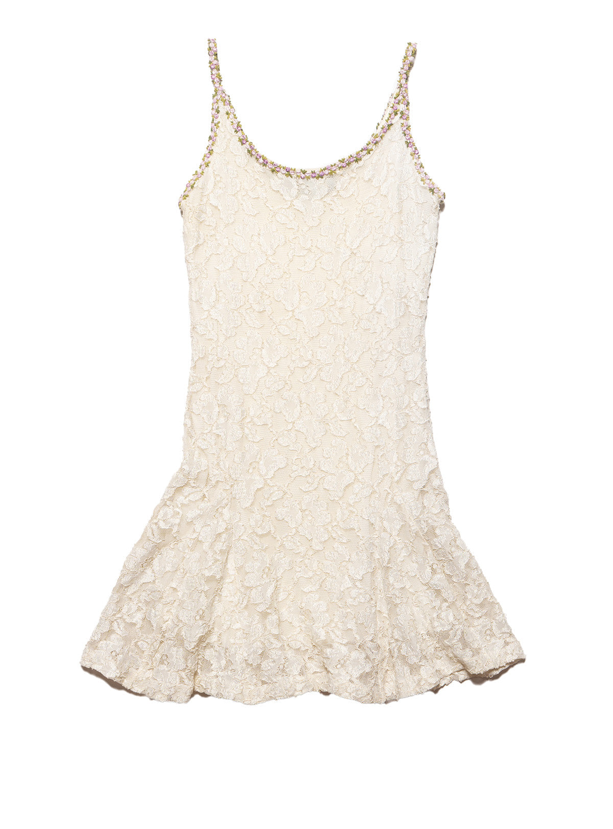 Vintage Betsy Johnson Cream Lace Mini Dress - UNIF Vintage