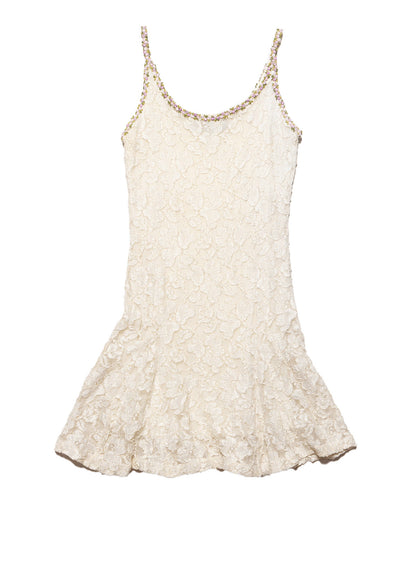 Vintage Betsy Johnson Cream Lace Mini Dress - UNIF Vintage