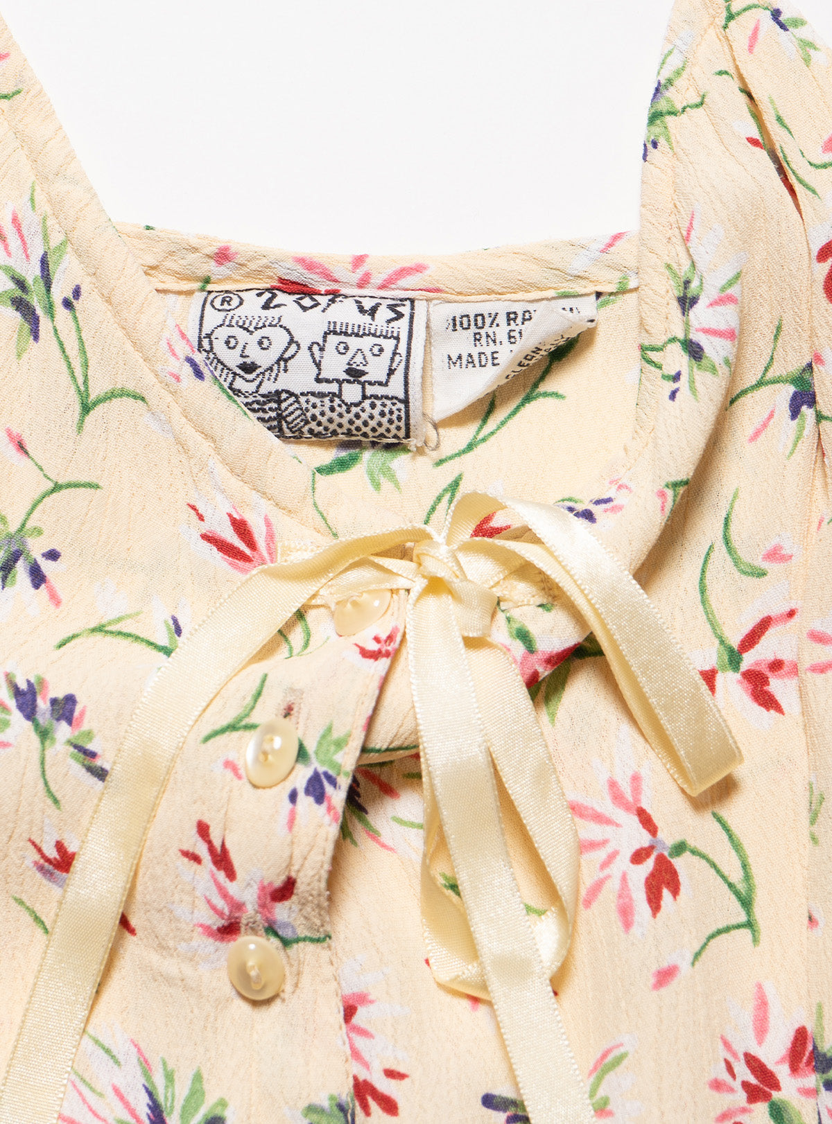 Vintage 2 of Us Grunge Flower Mini Dress - UNIF Vintage