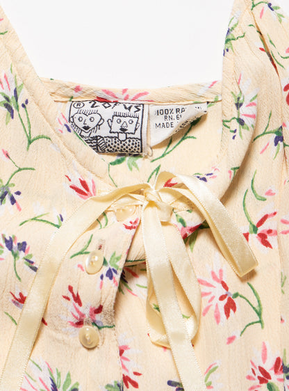 Vintage 2 of Us Grunge Flower Mini Dress - UNIF Vintage