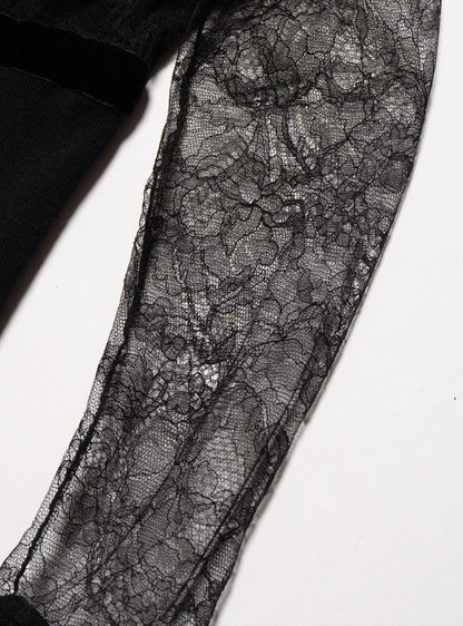 Vintage Blumarine lace Rose Sweater - UNIF Vintage