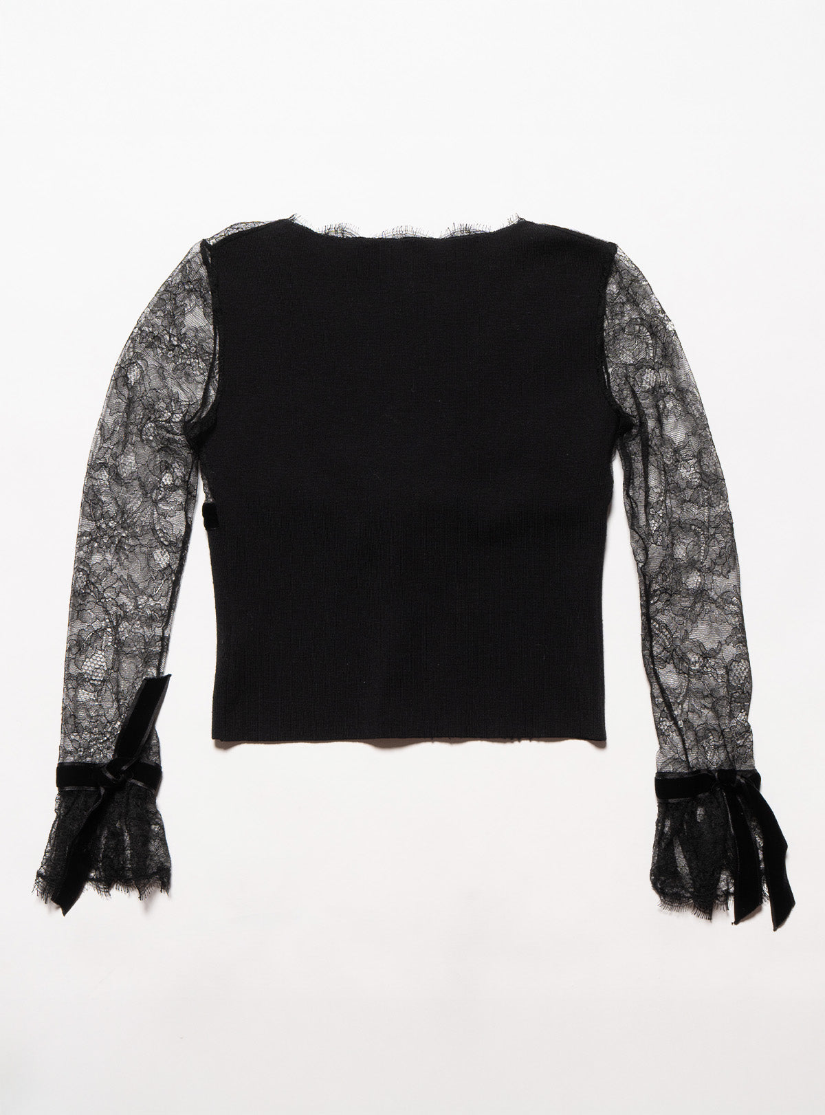 Vintage Blumarine lace Rose Sweater - UNIF Vintage
