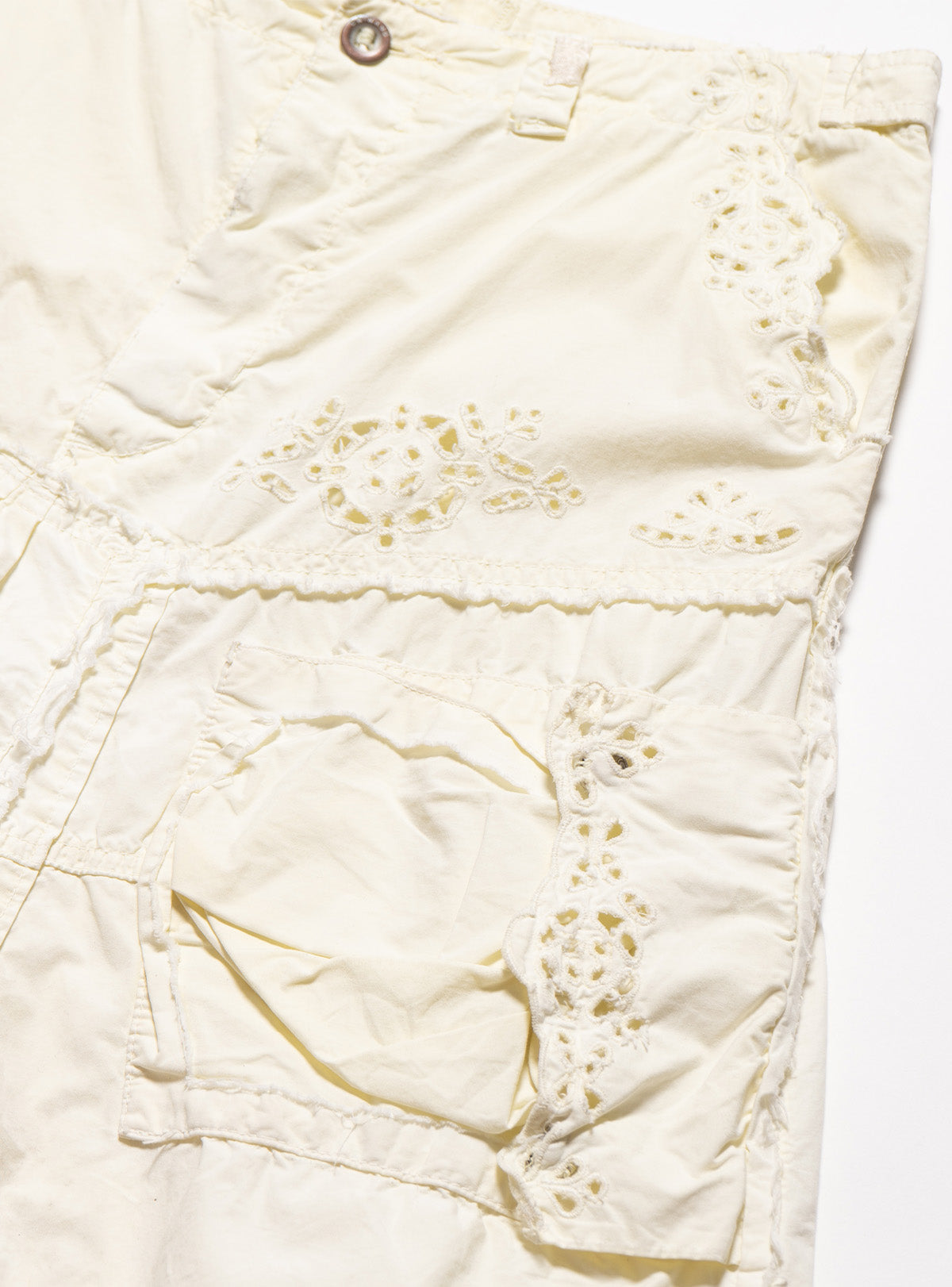 Vintage DA-NANG Yellow Eyelet Skirt - UNIF Vintage