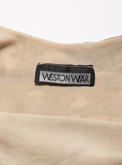 Vintage Weston Wear Mesh Print Spaghetti Tank - UNIF Vintage