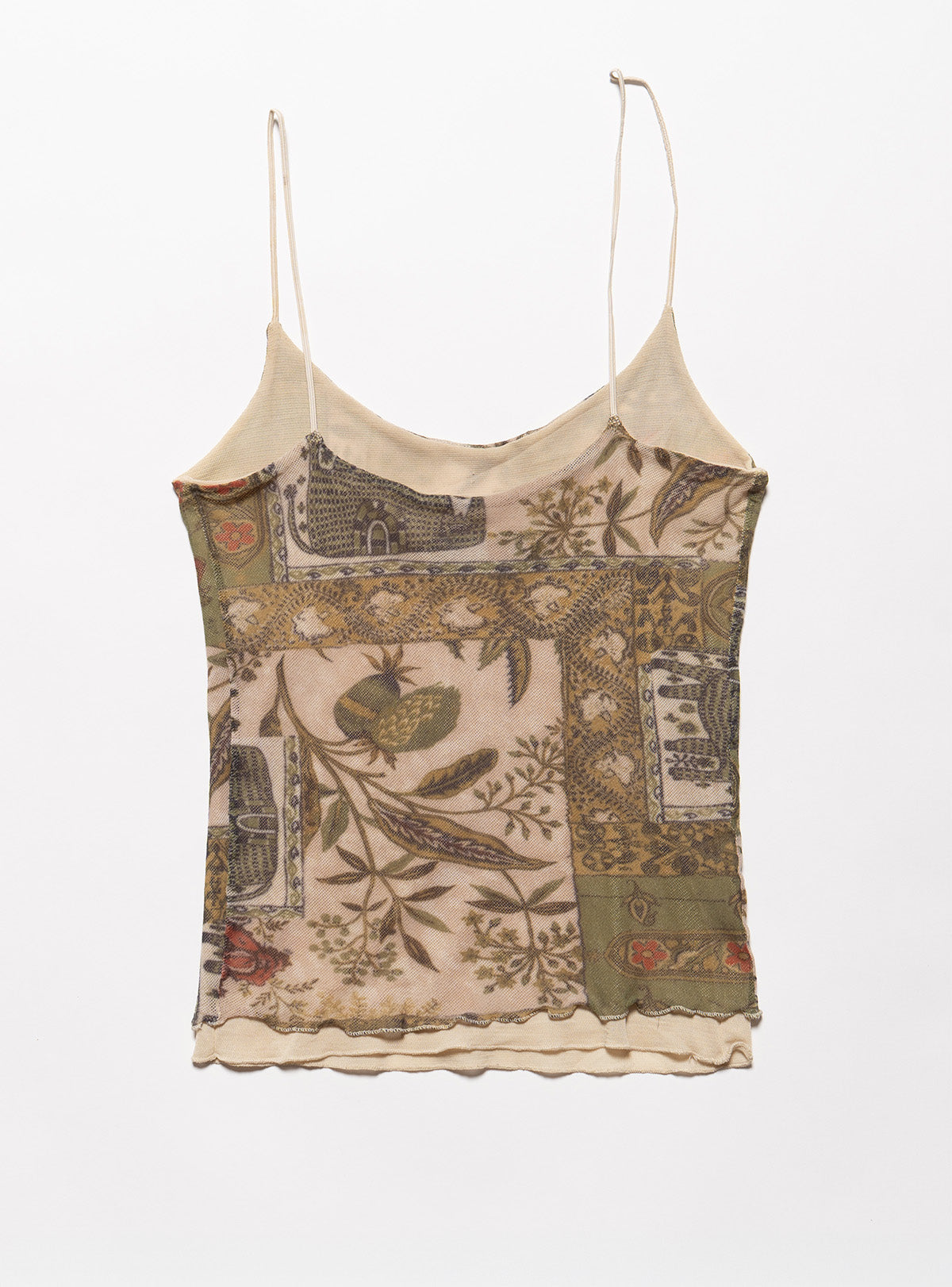 Vintage Weston Wear Mesh Print Spaghetti Tank - UNIF Vintage