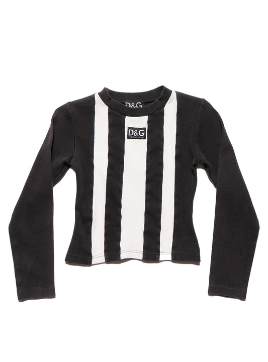 Vintage D&G & Striped Longsleeve Top - UNIF Vintage