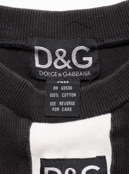 Vintage D&G & Striped Longsleeve Top - UNIF Vintage