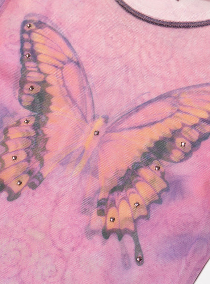 Vintage Wet Seal Butterfly Top - UNIF Vintage