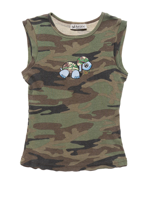 Vintage Self Esteem Camo Turtle Tank - UNIF Vintage